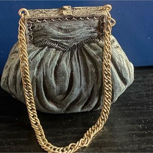 Collectible Victorian Purse Miniature Figurine